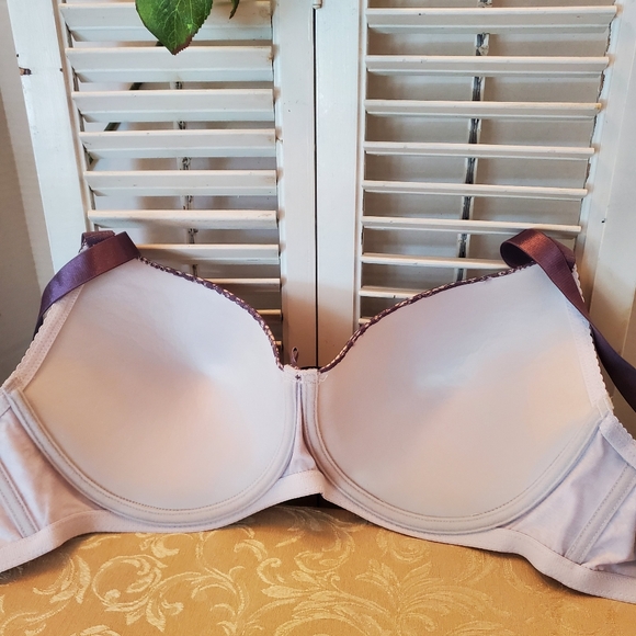 Black Bow Floral Lace Underwire Bra, Size 38 D - Picture 4 of 8